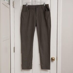 Vuori Mens Gray Stretch Performance Slim Fit Tapered Leg Meta Pants Size 32x31